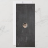 ハロウィン不気味クロウゴシックパーティの招待状 招待状 (裏面)