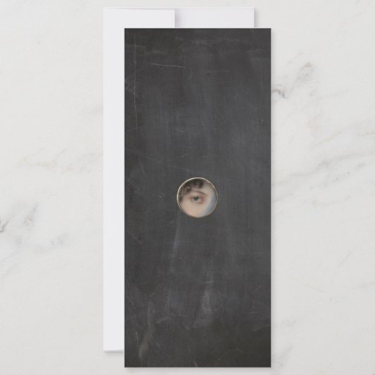 ハロウィン不気味クロウゴシックパーティの招待状 招待状 (裏面)