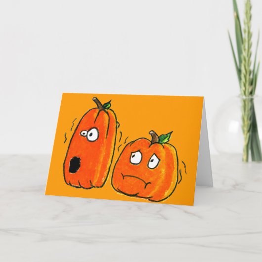 ハロウィン不気味グリーティングカード カード (正面)