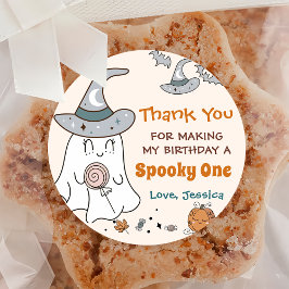 ハロウィン不気味グルービーかわいい誕生日パーティー ラウンドシール