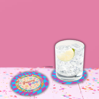 ハロウィン不気味グルービーパーティーコースター ラウンドペーパーコースター