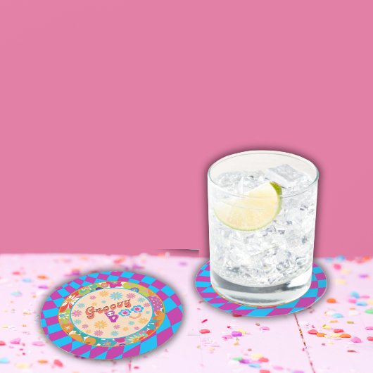 ハロウィン不気味グルービーパーティーコースター ラウンドペーパーコースター