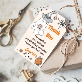 ハロウィン不気味グルーヴィキュート幽霊 ギフトタグ