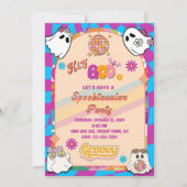 ハロウィン不気味グルーヴィパーティの招待状 招待状 (正面)