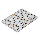 ハロウィン不気味グレー ノートブック (左側)