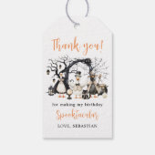 ハロウィン不気味グース1日パーティー ギフトタグ (裏面)