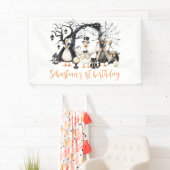 ハロウィン不気味グース1日パーティー 横断幕 (インサイチュ)