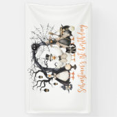 ハロウィン不気味グース1日パーティー 横断幕 (縦)