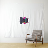 ハロウィン不気味ゲーマーキャット タペストリー (インサイチュ(横))