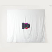 ハロウィン不気味ゲーマーキャット タペストリー (正面(横))