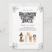 ハロウィン不気味コスチュームパーティー招待状 招待状 (正面)