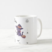 ハロウィン不気味コーヒーマグとおもしろいデザイン – パー コーヒーマグカップ (正面右)