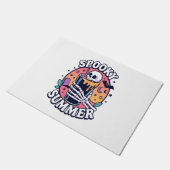 ハロウィン不気味サマースケルトンドリンク ドアマット (アングル)