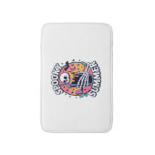 ハロウィン不気味サマースケルトンドリンク バスマット (正面縦)