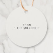 ハロウィン不気味サンキューオレンジ幽霊たち フェイバータグ (裏面)