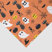 ハロウィン不気味シンボルクラシック色パターン 薄葉紙 (詳細)