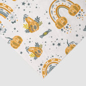 ハロウィン不気味シンボルパターン 薄葉紙 (詳細)