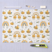 ハロウィン不気味シンボルパターン 薄葉紙 (クラフト)