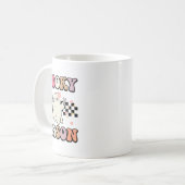 ハロウィン不気味シーズン幽霊平和コスチューム女性 コーヒーマグカップ (正面左)