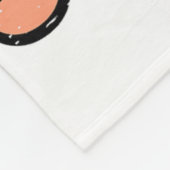 ハロウィン不気味シーズン幽霊平和コスチューム女性 フリースブランケット (角)