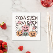 ハロウィン不気味シーズン スタンダードカクテルナプキン (インサイチュ)