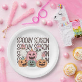 ハロウィン不気味シーズン ペーパープレート (パーティー)