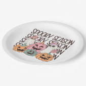 ハロウィン不気味シーズン ペーパープレート (アングル)