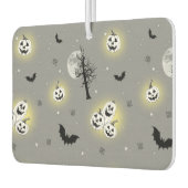 ハロウィン不気味シームレスパターン カーエアーフレッシュナー (左)