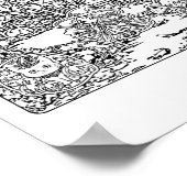 ハロウィン不気味シーン ポスター (角)