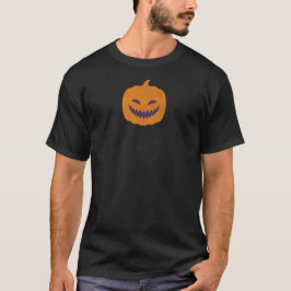 ハロウィン不気味ジャック – O – ランタンパンプキンイメージ Tシャツ