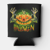 ハロウィン不気味ジャック・O・ランタン 缶クーラー (正面)