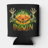 ハロウィン不気味ジャック・O・ランタン 缶クーラー (裏面)