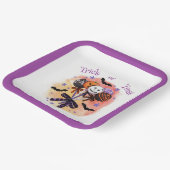 ハロウィン不気味スウィートケーキポップ ペーパープレート (傾斜あり)