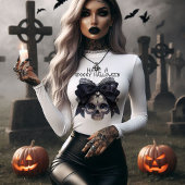ハロウィン不気味スカル トライブレンドTシャツ