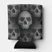 ハロウィン不気味スカル 缶クーラー (裏面)