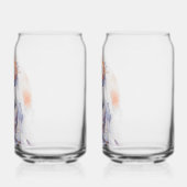 ハロウィン不気味スケルトン飲み物用品セット缶ガラス ガラス缶 (左)