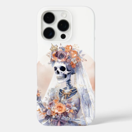 ハロウィン不気味スケルトンIphoneケース Case-Mate iPhoneケース (裏面)