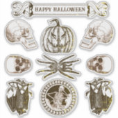 ハロウィン不気味ステッカー シール (正面)