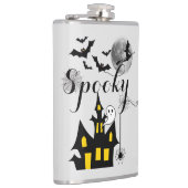 ハロウィン不気味スパイダーこうもりス幽霊のよく出るウィッチハウス フラスク (右)