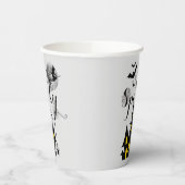 ハロウィン不気味スパイダーこうもりス幽霊のよく出るウィッチハウス 紙コップ (左)