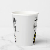 ハロウィン不気味スパイダーこうもりス幽霊のよく出るウィッチハウス 紙コップ (右)