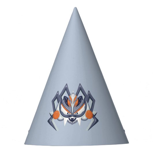 ハロウィン不気味スパイダー パーティーハット (正面)