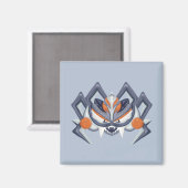 ハロウィン不気味スパイダー マグネット (正面/裏面)