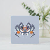 ハロウィン不気味スパイダー 招待状 (スタンド正面)