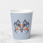 ハロウィン不気味スパイダー 紙コップ (裏面)