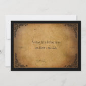 ハロウィン不気味スピリットボードパーティの招待状 招待状 (裏面)