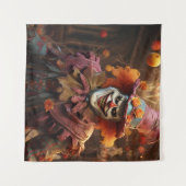 ハロウィン不気味タペストリー タペストリー (正面(横))