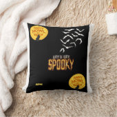 ハロウィン不気味デザイン クッション (ブランケット)