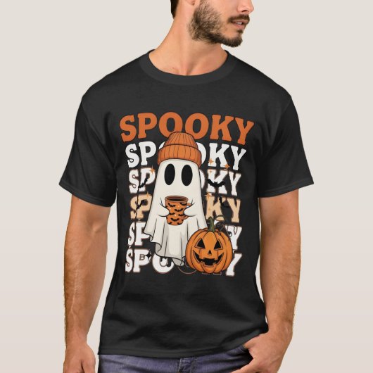 ハロウィン不気味デザイン Tシャツ (正面)