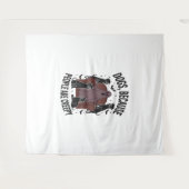 ハロウィン不気味ドッグ不気味幽霊2 タペストリー (正面(横))